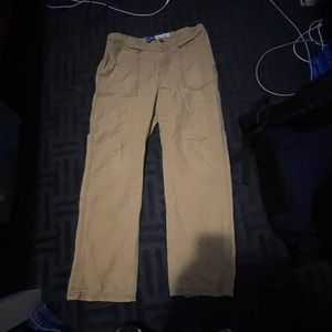 Old navy taper brown tan pants